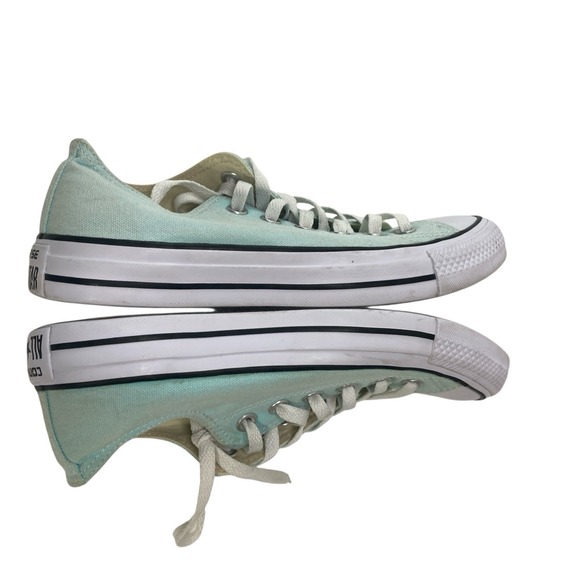 Converse CHUCK TAYLOR All Star Low‎ Top Canvas Green Shoes Size Mens 5  Womens 7 - Picture 6 of 9